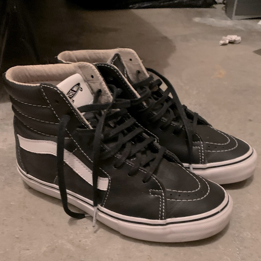 Vans sk8 hi leather